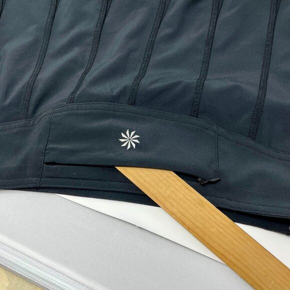 Athleta Black Tennis Skort Size 4 with Side Zip - Picture 10 of 12